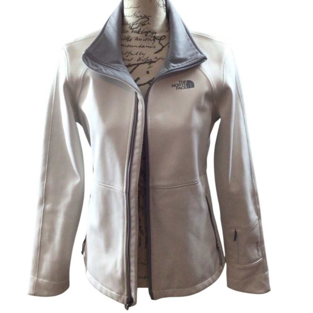 The North Face‎ Womens White Soft Shell Jacket Size Small